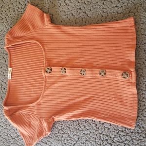 Juniors crop shirt